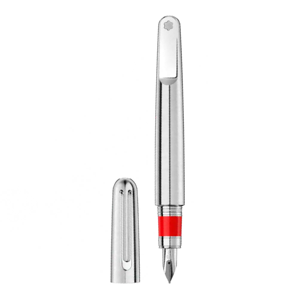 Montblanc M Signature Red Marc Newson Fountain Pen (F) UNINKED