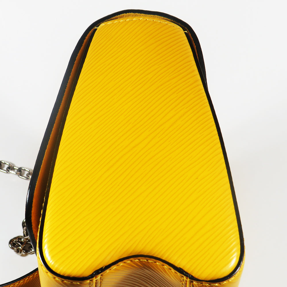 Yellow "Early Bird" MM Twist Epi Leather Crossbody Bag - Excellent