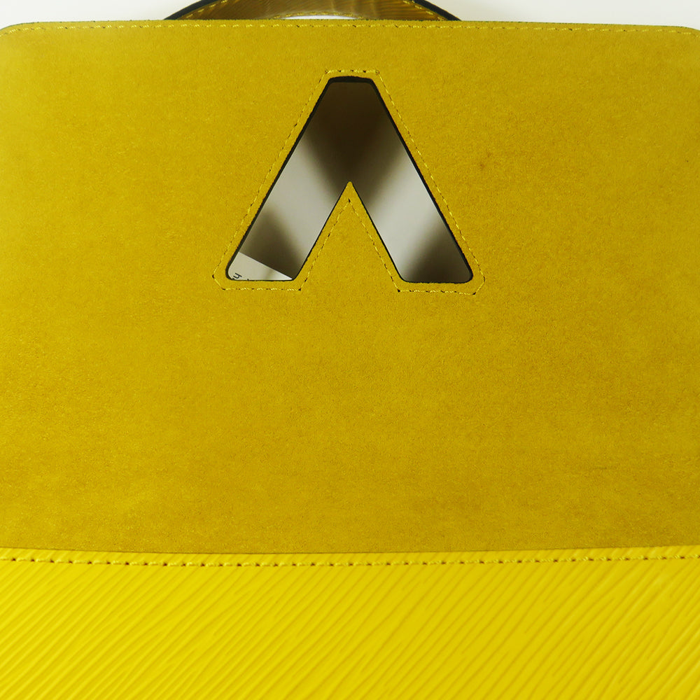 Yellow "Early Bird" MM Twist Epi Leather Crossbody Bag - Excellent