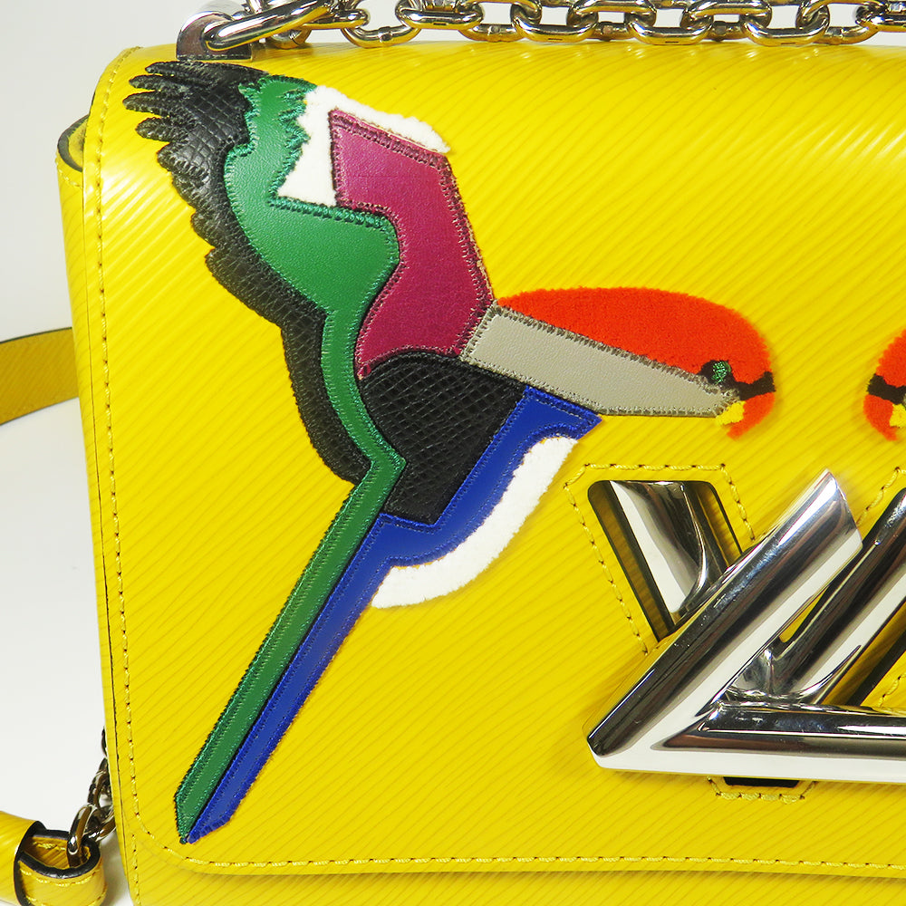 Yellow "Early Bird" MM Twist Epi Leather Crossbody Bag - Excellent