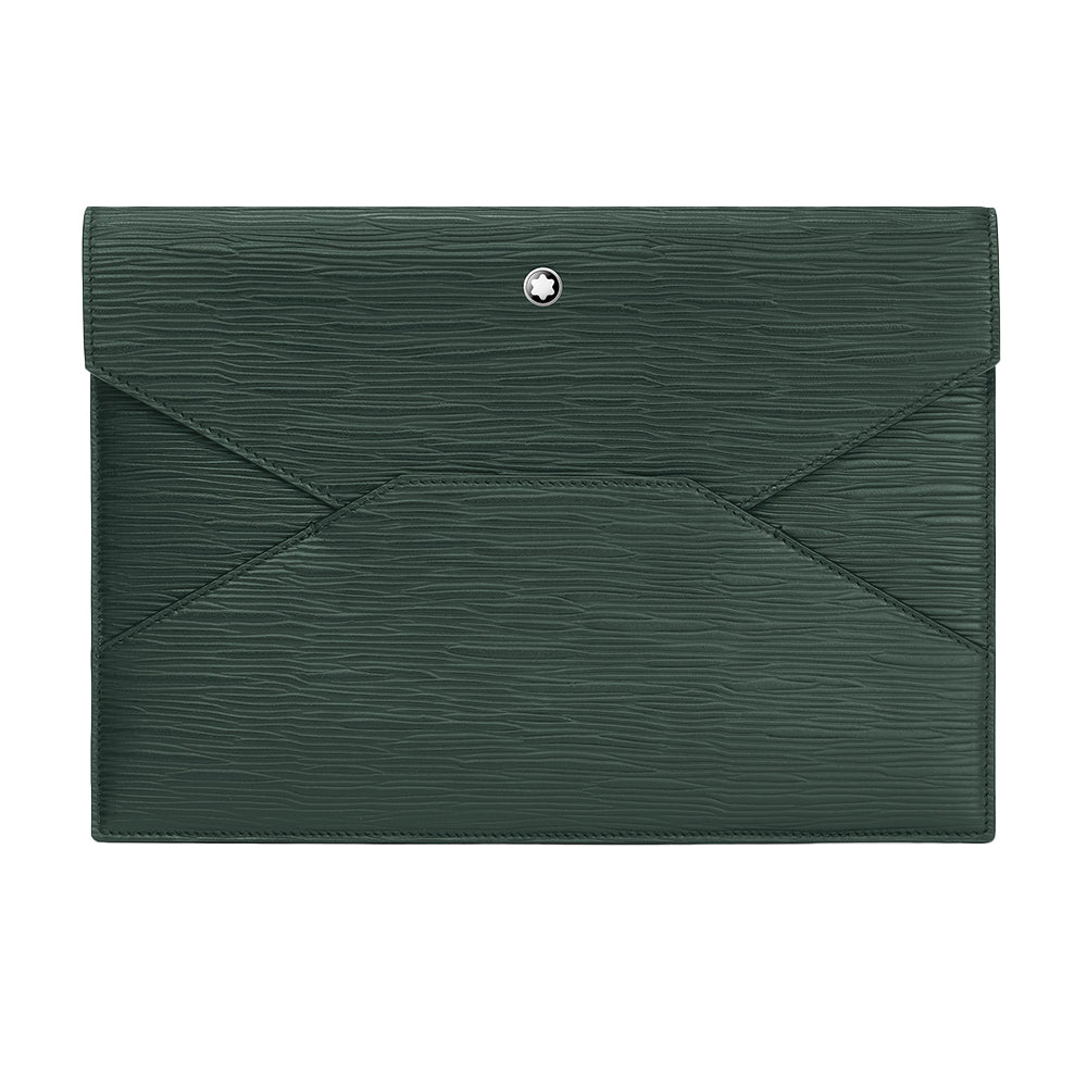 Meisterstück 4810 British Green Leather Envelope Pouch