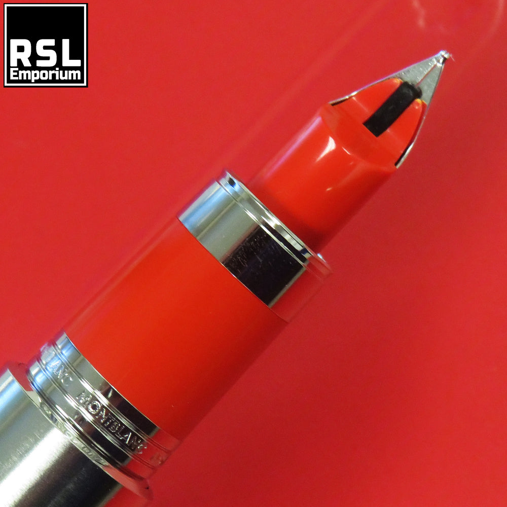 Montblanc M Signature Red Marc Newson Fountain Pen (F) UNINKED