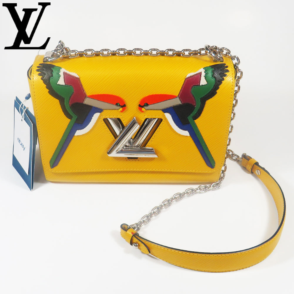 Yellow "Early Bird" MM Twist Epi Leather Crossbody Bag - Excellent