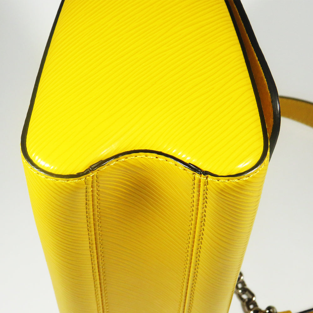 Yellow "Early Bird" MM Twist Epi Leather Crossbody Bag - Excellent