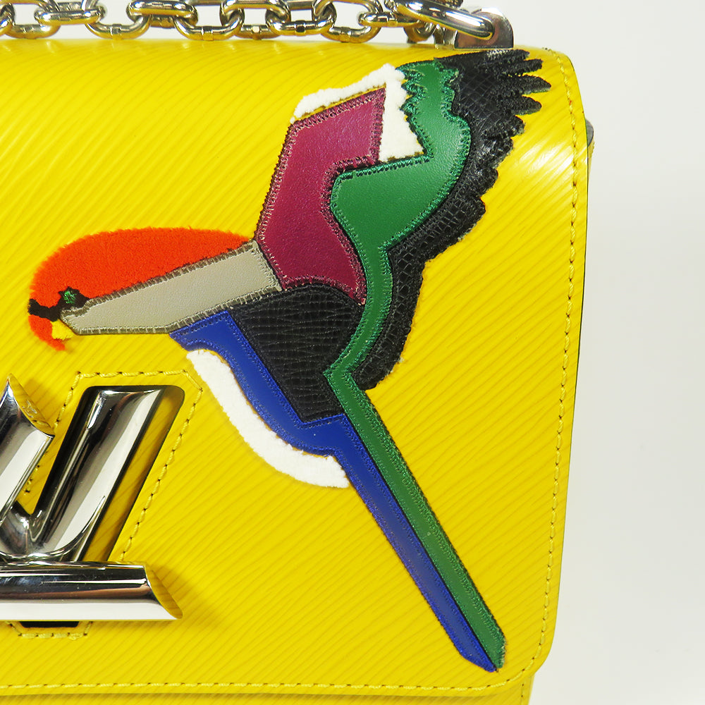 Yellow "Early Bird" MM Twist Epi Leather Crossbody Bag - Excellent